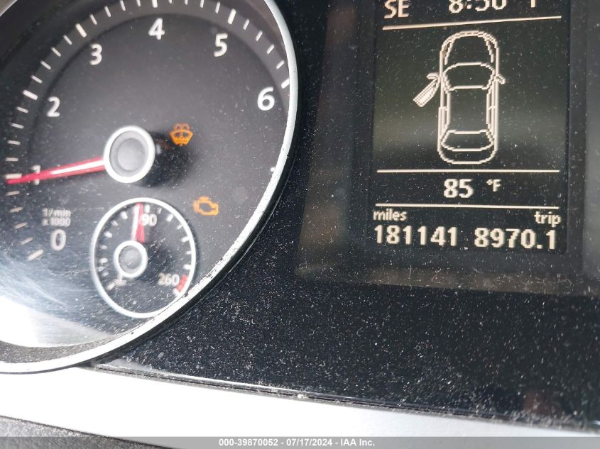 2010 Volkswagen Passat Komfort VIN: WVWJK7AN5AE163507 Lot: 39870052