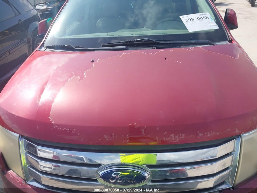 2007 Ford Edge Sel Plus VIN: 2FMDK39C57BA75047 Lot: 39870058