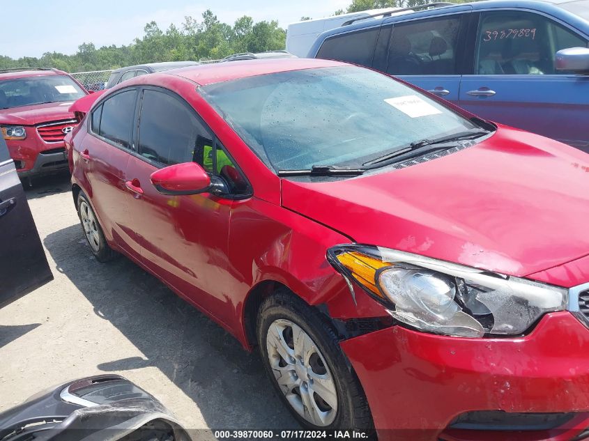 2016 Kia Forte Lx VIN: KNAFK4A68G5564939 Lot: 39870060