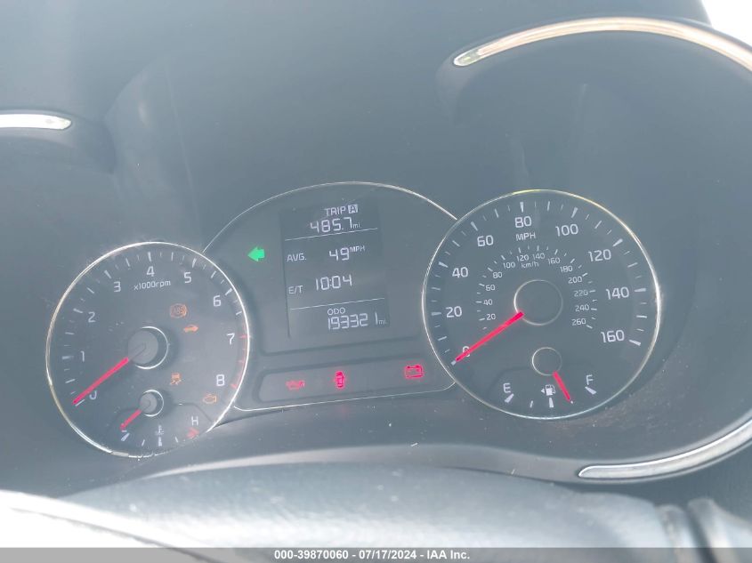 2016 Kia Forte Lx VIN: KNAFK4A68G5564939 Lot: 39870060