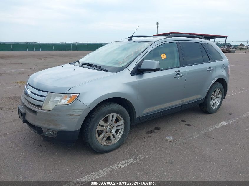 2007 Ford Edge Sel Plus VIN: 2FMDK39C47BA67344 Lot: 40210622