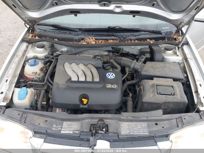 2003 Volkswagen Jetta Gls 2.0L VIN: WVWSK61J53W187332 Lot: 39870080