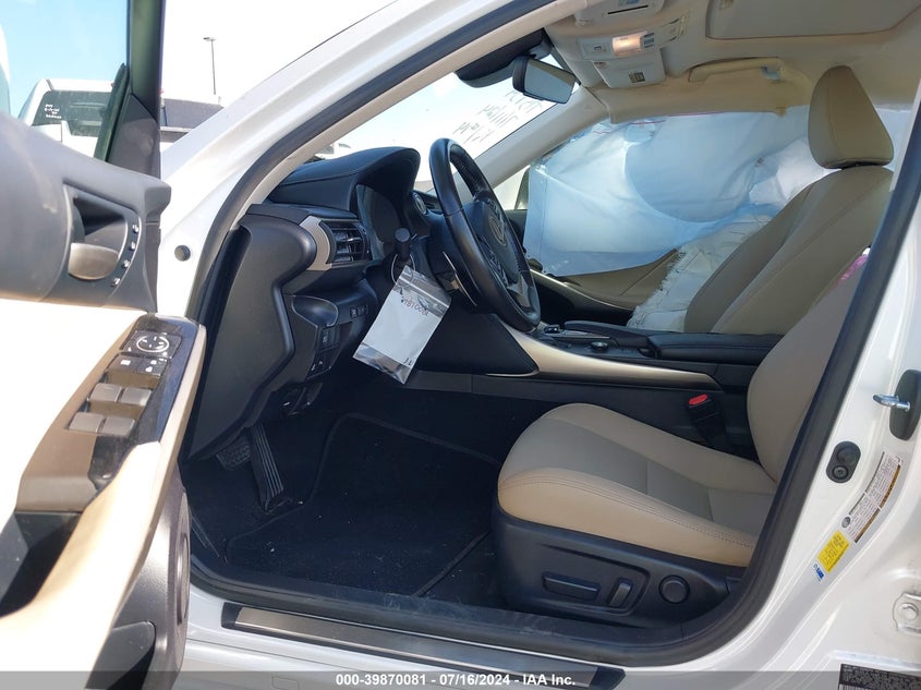 VIN JTHDA1D20L5107457 2020 LEXUS IS 300