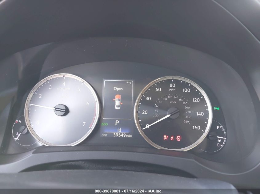 VIN JTHDA1D20L5107457 2020 LEXUS IS 300