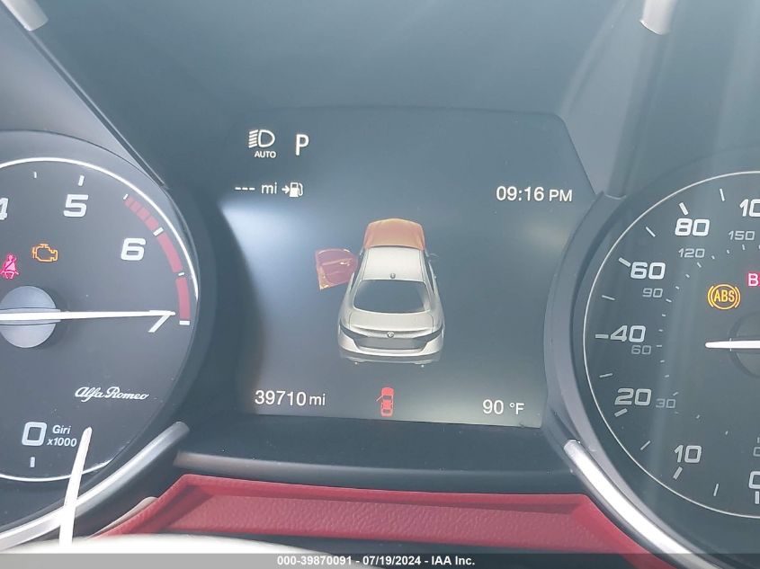 2020 Alfa Romeo Giulia Rwd VIN: ZARFAMANXL7635883 Lot: 39870091