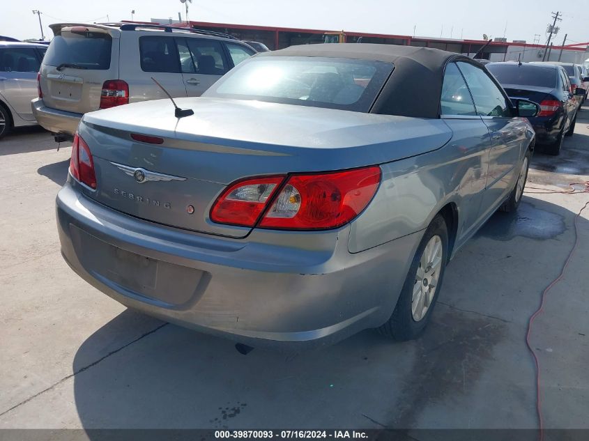 2008 Chrysler Sebring Lx VIN: 1C3LC45K98N261006 Lot: 39870093