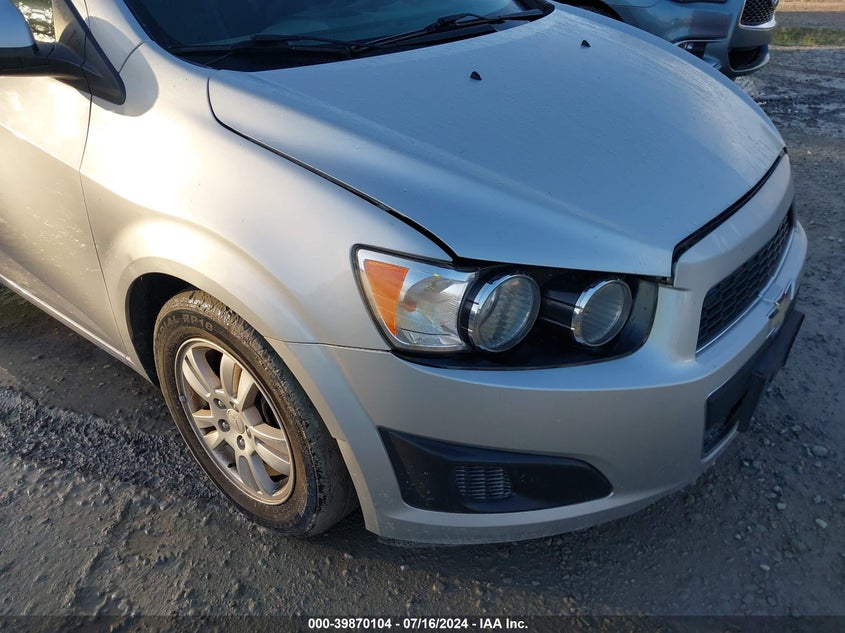 2013 Chevrolet Sonic Lt Auto VIN: 1G1JC6SG0D4114175 Lot: 39870104