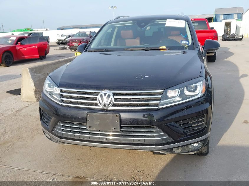 2017 Volkswagen Touareg V6 Executive VIN: WVGGF7BP2HD006334 Lot: 39870111