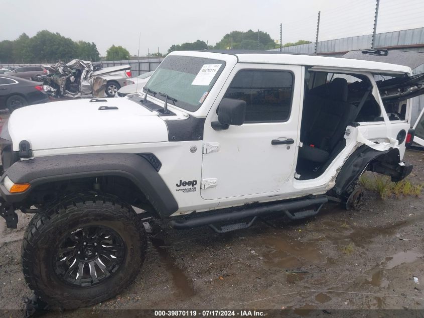 2021 Jeep Wrangler Unlimited Sport S 4X4 VIN: 1C4HJXDN4MW679921 Lot: 39870119