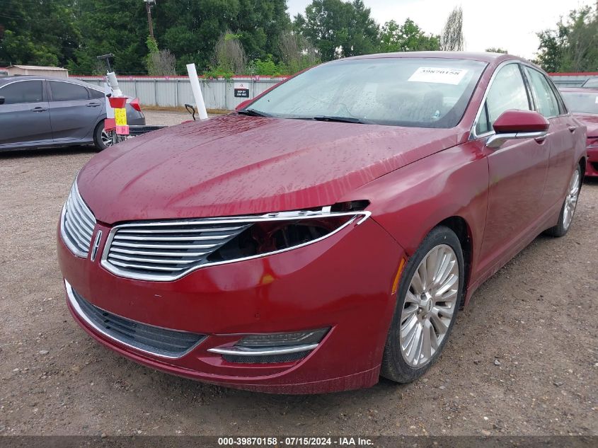 2014 Lincoln Mkz VIN: 3LN6L2GK4ER826423 Lot: 39870158