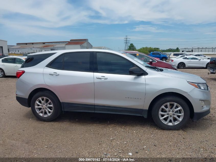 2019 Chevrolet Equinox Ls VIN: 3GNAXHEV7KS651230 Lot: 39870162