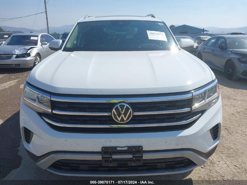 1V2BR2CA2MC516166 2021 Volkswagen Atlas 3.6L V6 Sel