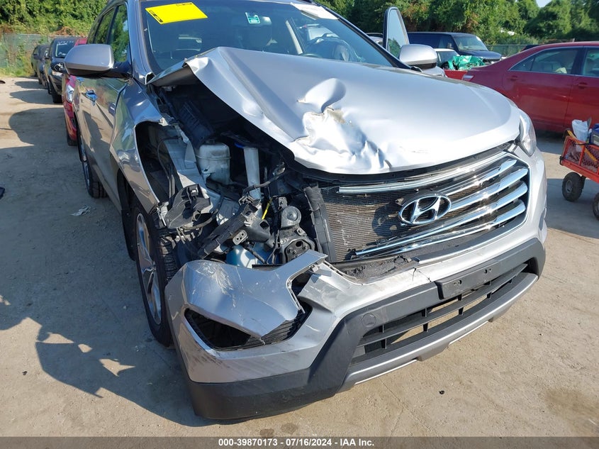 2016 Hyundai Santa Fe Se VIN: KM8SMDHF7GU143636 Lot: 39870173