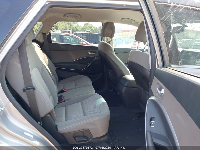 2016 Hyundai Santa Fe Se VIN: KM8SMDHF7GU143636 Lot: 39870173