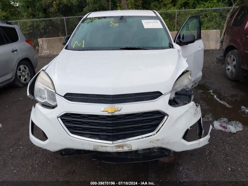 2016 Chevrolet Equinox Ls VIN: 2GNFLEEK4G6170430 Lot: 39870196