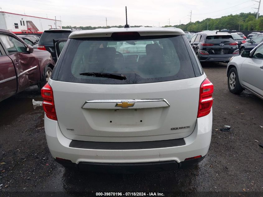 2016 Chevrolet Equinox Ls VIN: 2GNFLEEK4G6170430 Lot: 39870196