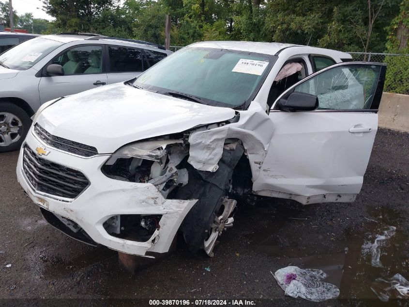 2016 Chevrolet Equinox Ls VIN: 2GNFLEEK4G6170430 Lot: 39870196
