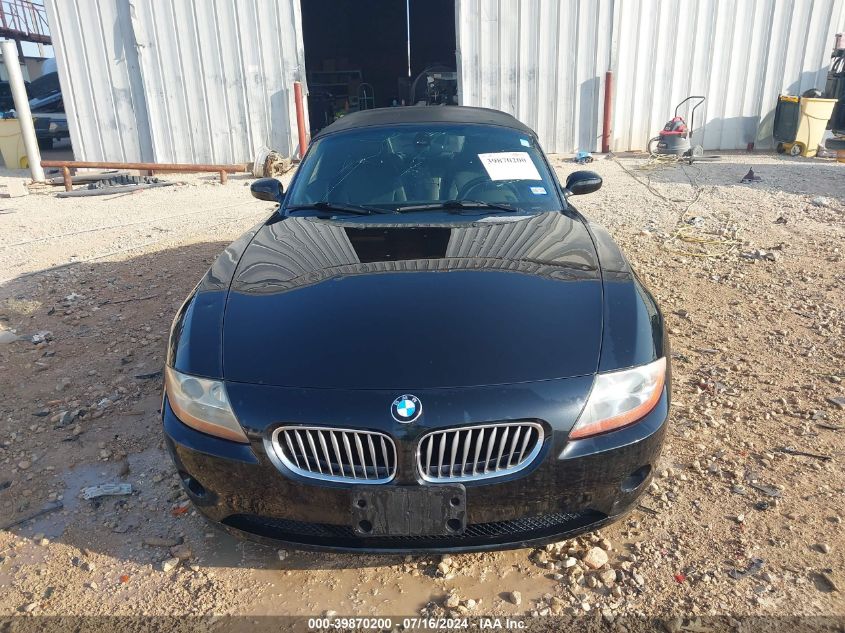 2003 BMW Z4 3.0I VIN: 4USBT53493LT23522 Lot: 39870200