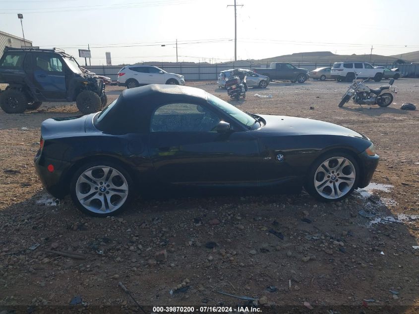 2003 BMW Z4 3.0I VIN: 4USBT53493LT23522 Lot: 39870200