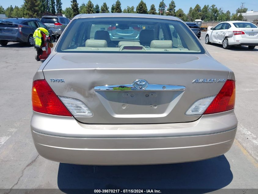 2000 Toyota Avalon Xls VIN: 4T1BF28B0YU048249 Lot: 39870217