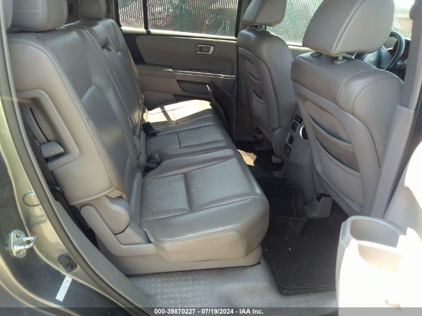 2009 Honda Pilot Ex-L VIN: 5FNYF48699B015998 Lot: 39870227