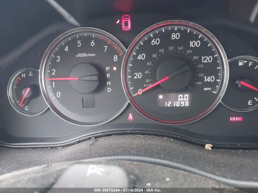 2008 Subaru Outback 2.5I Limited VIN: 4S4BP62CX87362771 Lot: 39870244