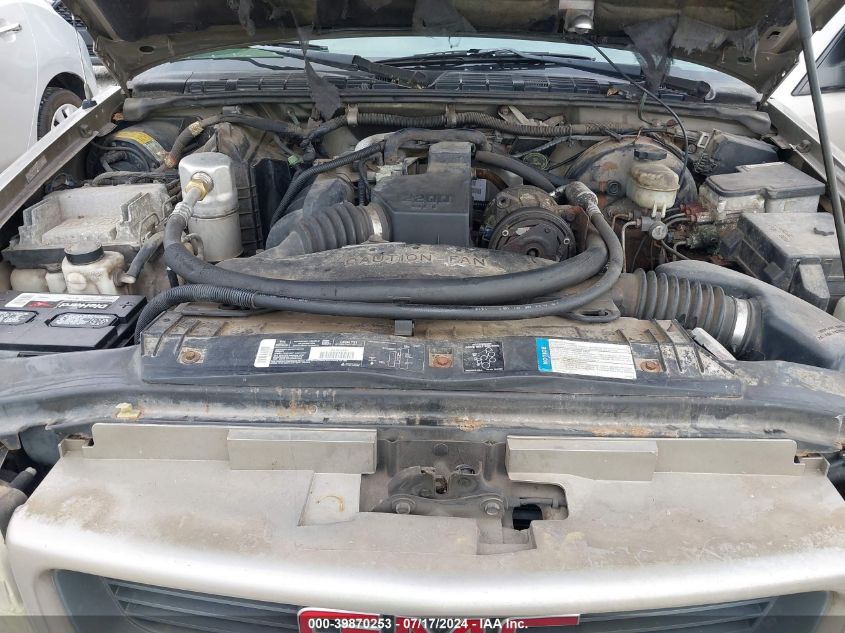 1998 GMC Sonoma VIN: 1GTCS1941W8539658 Lot: 39870253