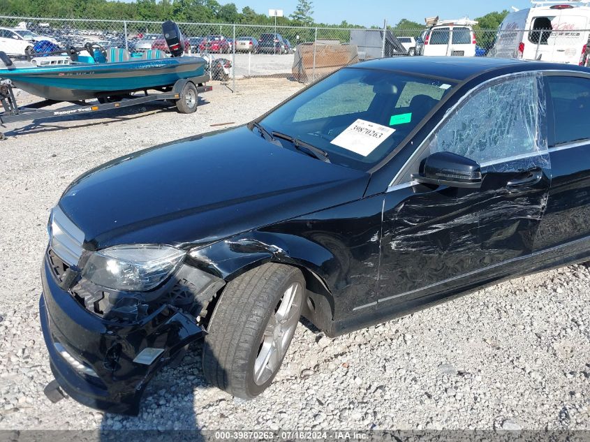 2011 Mercedes-Benz C 300 Luxury/Sport VIN: WDDGF5EB1BR148599 Lot: 39870263