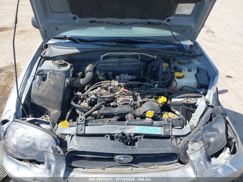 2004 Subaru Impreza Outback Sport VIN: JF1GG68584G801520 Lot: 39870271