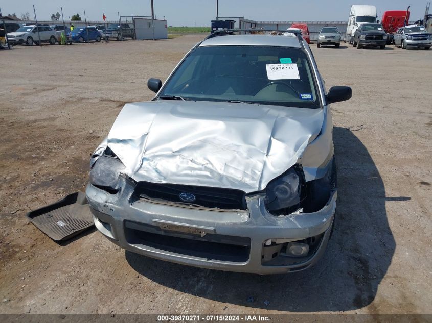 2004 Subaru Impreza Outback Sport VIN: JF1GG68584G801520 Lot: 39870271