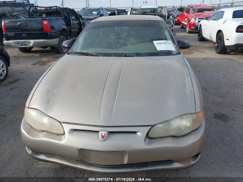 2002 Chevrolet Monte Carlo Ls VIN: 2G1WW12E029344212 Lot: 39870274