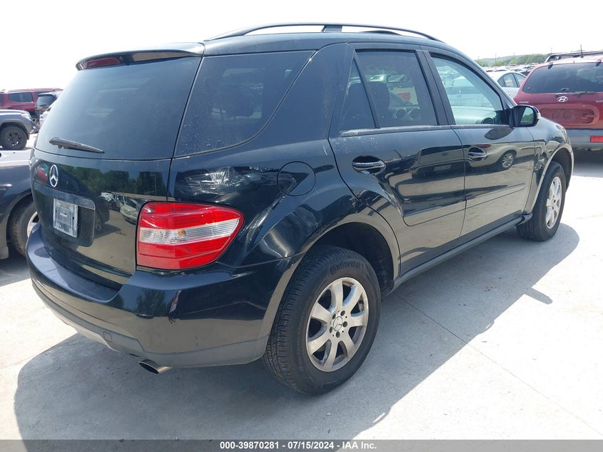2006 Mercedes-Benz Ml 350 4Matic VIN: 4JGBB86E66A076955 Lot: 39870281