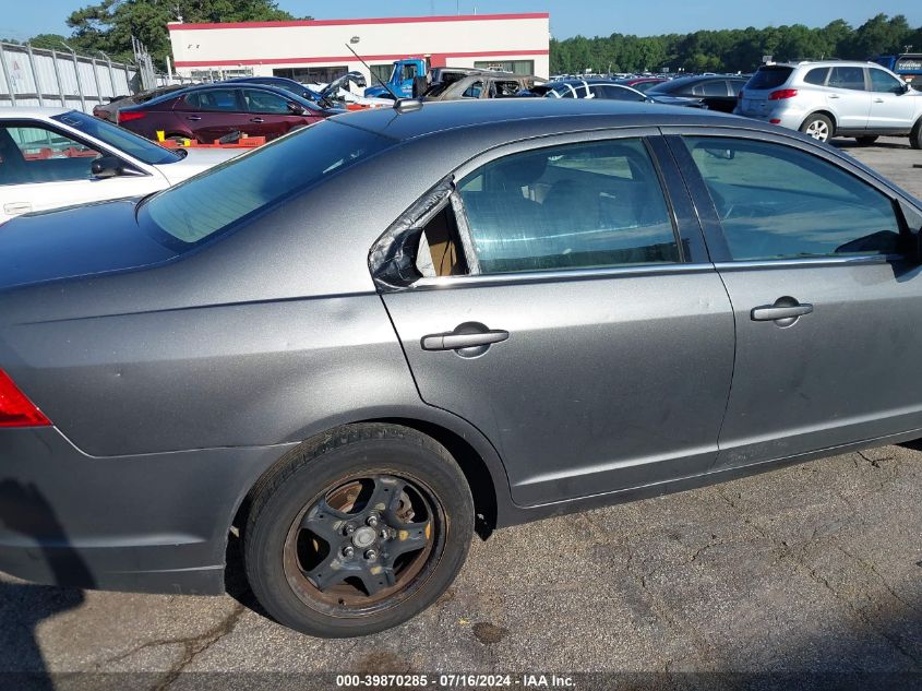 2010 Ford Fusion Se VIN: 3FAHP0HA1AR430641 Lot: 39870285