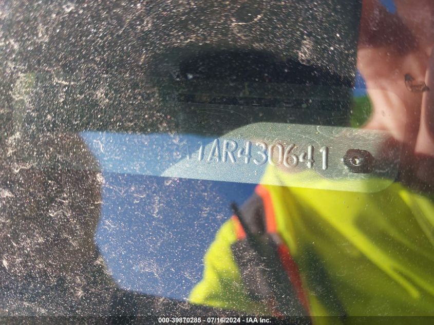 2010 Ford Fusion Se VIN: 3FAHP0HA1AR430641 Lot: 39870285