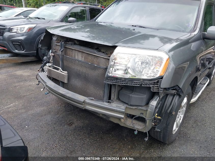 2011 Honda Pilot Touring VIN: 5FNYF3H92BB012130 Lot: 39870349