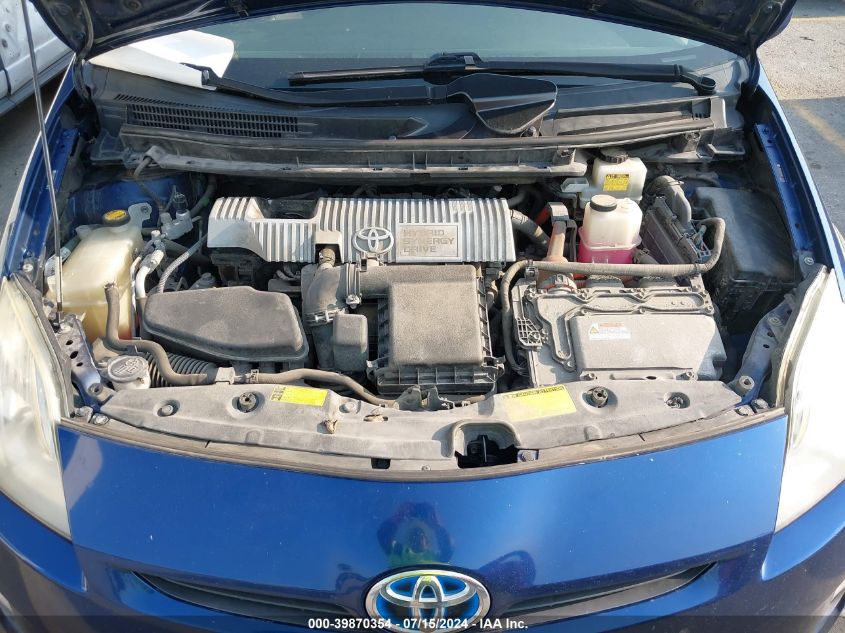 2010 Toyota Prius Ii VIN: JTDKN3DU9A5111109 Lot: 39870354