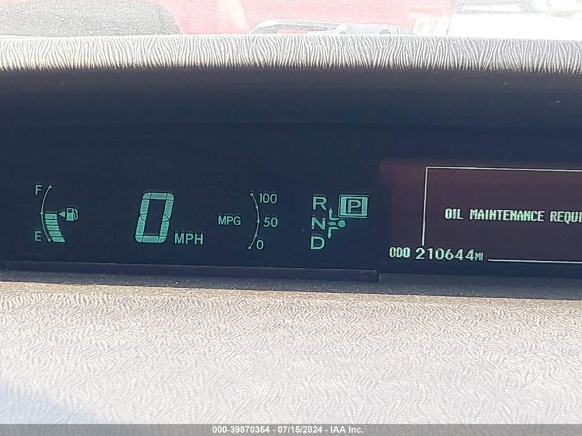 2010 Toyota Prius Ii VIN: JTDKN3DU9A5111109 Lot: 39870354