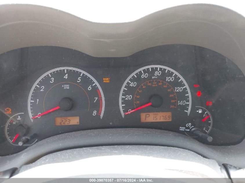 2010 Toyota Corolla Xle VIN: 1NXBU4EE3AZ266644 Lot: 39870357