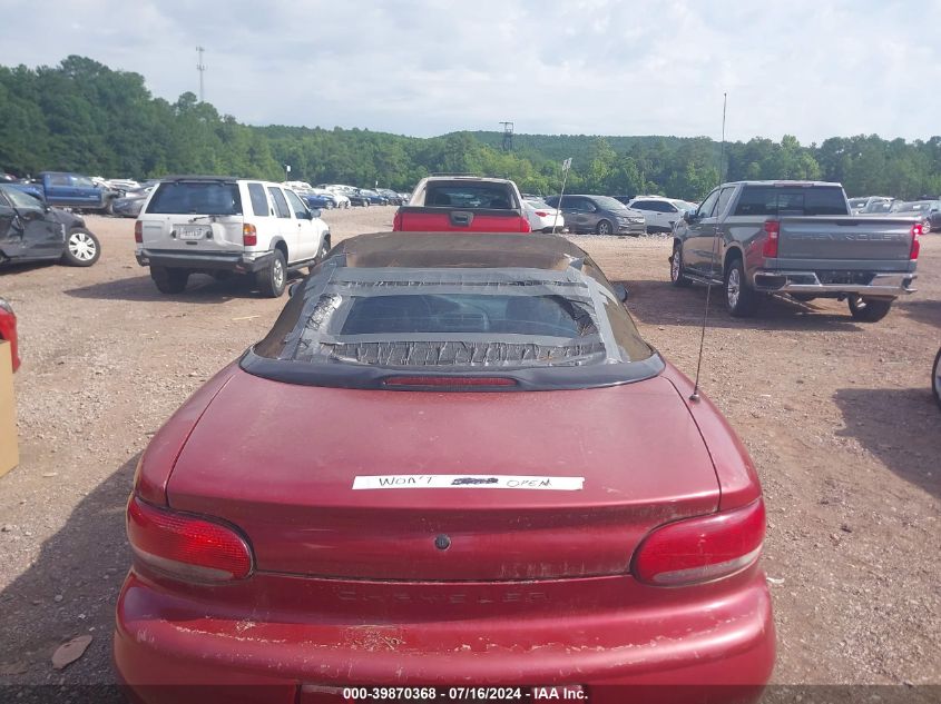 1998 Chrysler Sebring Jxi VIN: 3C3EL55H5WT213096 Lot: 39870368