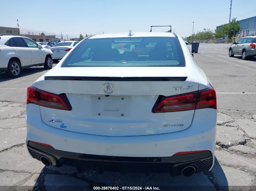 2018 Acura Tlx Tech A-Spec Pkgs VIN: 19UUB3F60JA002028 Lot: 39870402