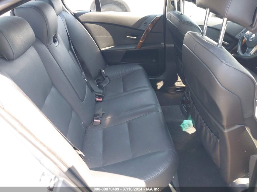 2007 BMW 530 I VIN: WBANE73587CM47320 Lot: 39870409