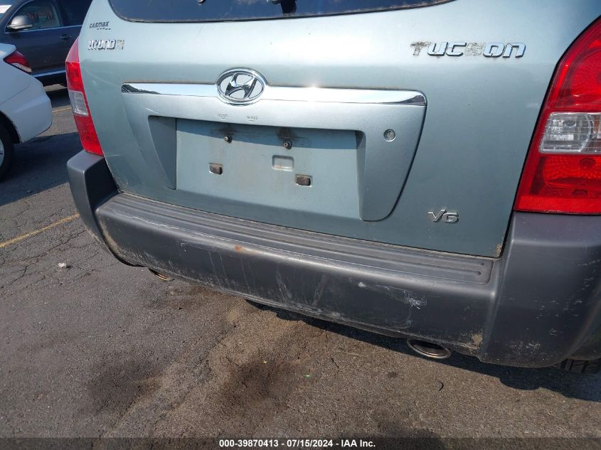 2008 Hyundai Tucson Limited V6/Se VIN: KM8JN12DX8U812434 Lot: 39870413