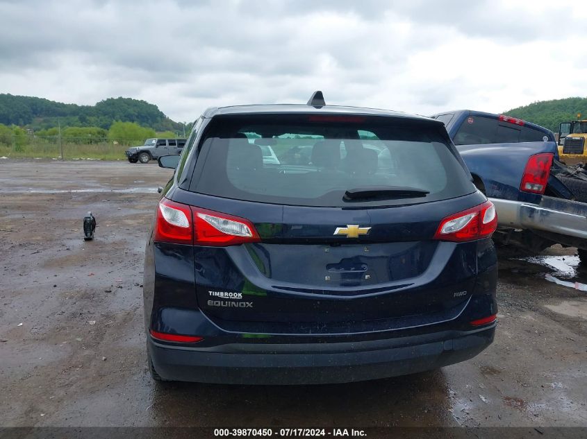 2020 Chevrolet Equinox Awd Ls VIN: 3GNAXSEVXLS699643 Lot: 39870450