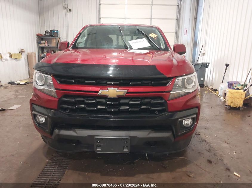 2021 Chevrolet Colorado 4Wd Long Box Lt VIN: 1GCGTCEN6M1298839 Lot: 39870465