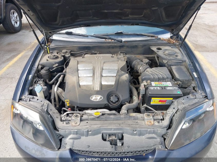 2006 Hyundai Tiburon Gt/Gt Limited/Se VIN: KMHHN65FX6U190195 Lot: 39870471