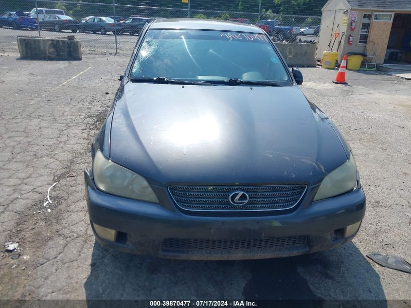 2001 Lexus Is 300 VIN: JTHBD182910029473 Lot: 39870477