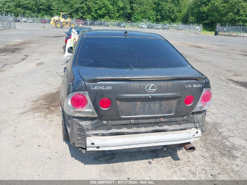 2001 Lexus Is 300 VIN: JTHBD182910029473 Lot: 39870477
