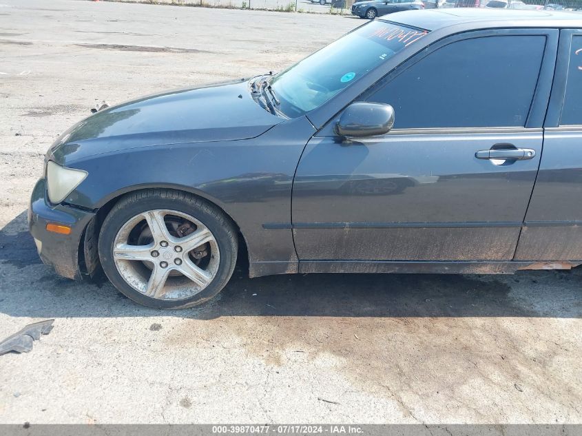2001 Lexus Is 300 VIN: JTHBD182910029473 Lot: 39870477
