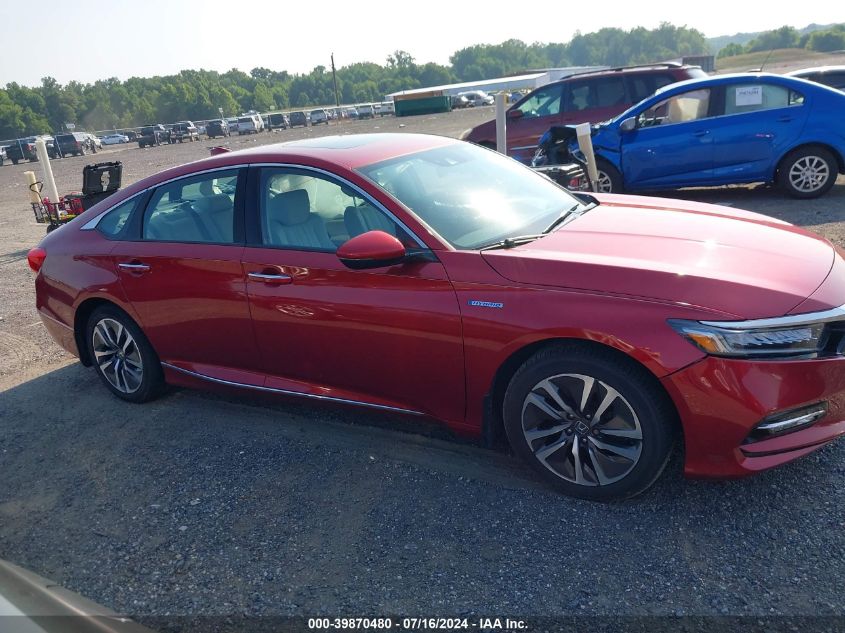 2018 Honda Accord Hybrid Touring VIN: 1HGCV3F95JA005892 Lot: 39870480