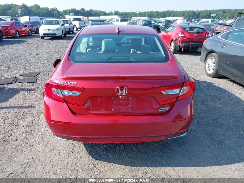 2018 Honda Accord Hybrid Touring VIN: 1HGCV3F95JA005892 Lot: 39870480